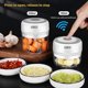 thumbnail image 2 of Elektrisch Zerkleinerer Kche, 250ml Mini Knoblauchhacker Gemsezerkleinerer Elektrisch Zwiebelschneider Mit 3 Scharfen Klingen Fr Knoblauch Gemse Obst, 2 of 5