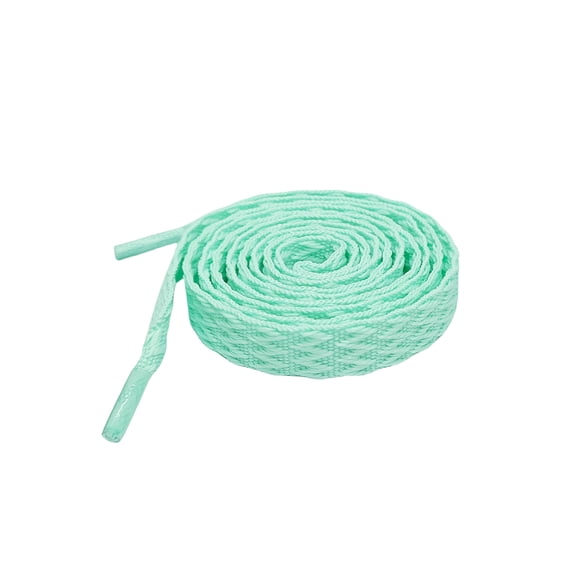 INSPIRE CHIC 2 Pairs Flat Fat Shoe Laces for Sneakers, 0.51'' Wide Soft Shoelaces Shoestrings for Casual Hiking Shoes Mint Green 90cm/35.4"