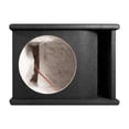 thumbnail image 4 of QPower 10 Inch Single Horn Ported Subwoofer Box Enclosure, 5/8 Inch MDF, Black Carpet, 4 of 7
