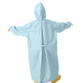 thumbnail image 4 of SJLDQY Children's Raincoat With School Bag And Hood Boys And Girls Students Children Solid Color Long Raincoat, 4 of 5