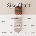 thumbnail image 4 of Womens Slipper Fuzzy Socks Fluffy Winter Warm Thick Thermal Cozy Plush Cabin Soft Fleece Non Slip Socks (Orange), 4 of 5