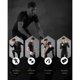 thumbnail image 4 of 3 en 1 Chándal para hombre Dance Gym Camiseta de compresión Pantalones Ropa deportiva Entrenamiento Negro m Sunnimix Chándal transpirable para hombre, 4 of 8