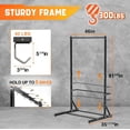 thumbnail image 7 of Yes4All Freestanding Bike Rack, 300 Lbs 5 Levels Sturdy Steel Vertical Bike Rack, Bike Rack for Garage Holds Any Type of Bike, 7 of 7