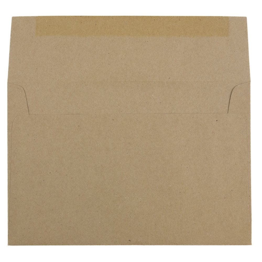 JAM Paper A10 Envelopes, 6 x 9 1/2, Brown Kraft, 1000/Carton, Brown Kraft Recycled