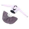 thumbnail image 4 of Figura de acción femenina a escala 1/6, ropa moderna, duradera, fácil de usar, falda superior, deportiva. Rosa, 4 of 9