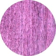 thumbnail image 1 of Ahgly Company Indoor Round Oriental Purple Modern Area Rugs, 6' Round, 1 of 4