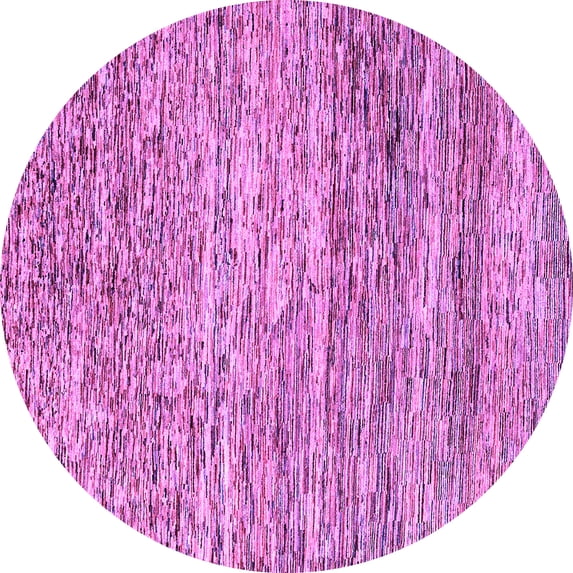 Ahgly Company Indoor Round Oriental Purple Modern Area Rugs, 6' Round