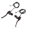 thumbnail image 2 of 1 Pair Durable 2 Wires Left&Right E Bike Bicycle Electric Brake Lever Replacement Parts, 2 of 4