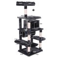 thumbnail image 2 of Topcobe 61.02" Multi-Level Cat Tree, Cat Tower, Car Activity Centre Cat Condo with Sisal-Covered Scratching Posts, Plush Perches, Hammock Tunnel, Gray, 2 of 6