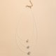 thumbnail image 3 of Retro Zircon Necklace with Five-pointed Star and Love Water Drop Pendant - Stylish Clavicle Chain Jewelry, 3 of 5