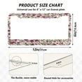 thumbnail image 4 of 2-Pack Aluminum License Plate Frame with 2 Holes for GM License Plate Cover with Free Screws Red-pink Magenta Flowers, 4 of 8