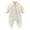 White, variant on CAICJ98 Newborn Baby Boy Girl Fleece Outfit Footie Jumpsuit Winter Zipper Long Sleeve One-Piece Romper Snowsuit Warm Clothes,Size 0-3 Months