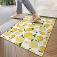 thumbnail image 4 of Yellow Lemon Fruit Slices White Pattern Door Rugs,Washable Non Slip Door Mats Indoor,Decorative Door Mats,Entry Mat Indoor for Entrance,Bedroom,Kitchen,Bathroom,17"x30", 4 of 6