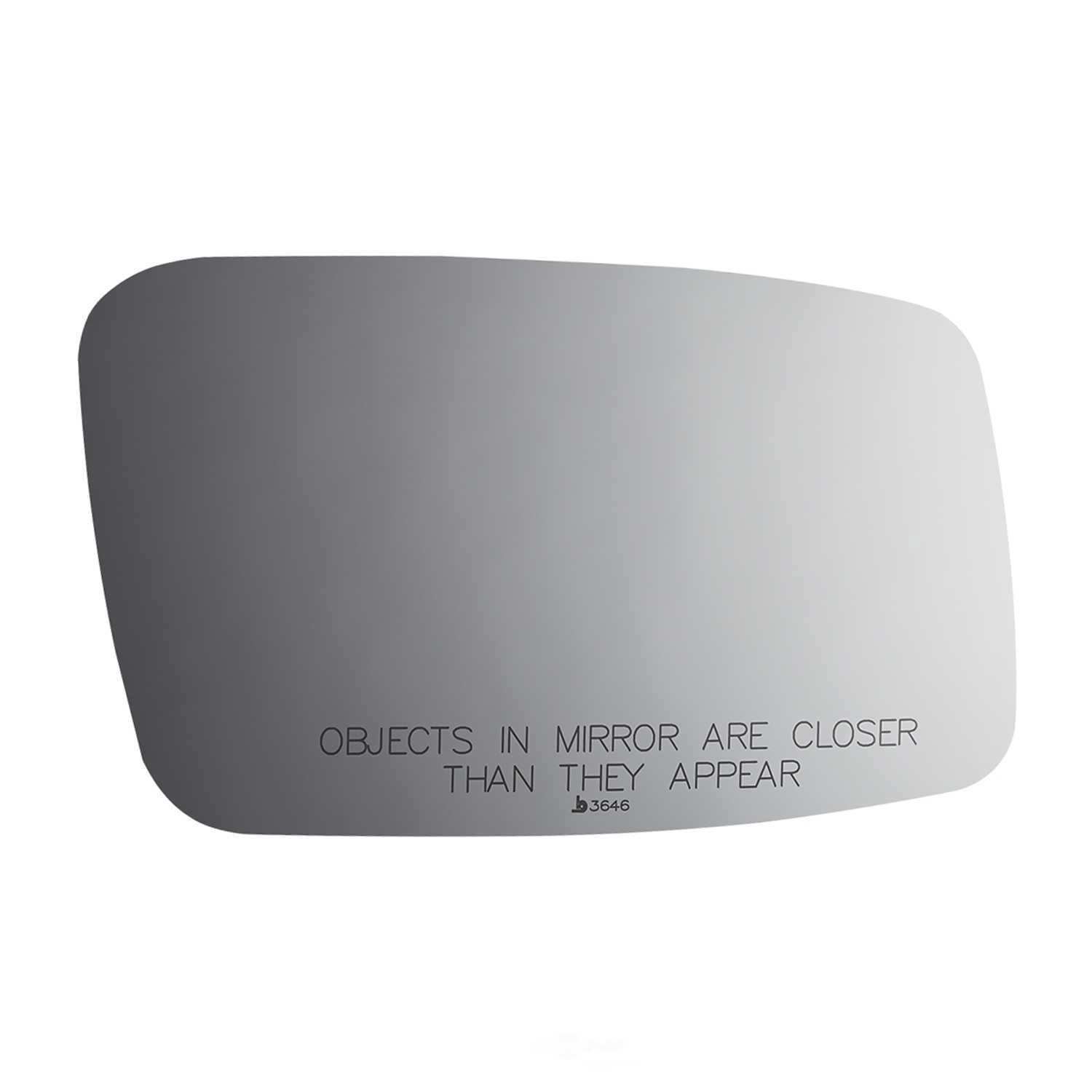 Burco Side View Mirror Replacement Glass - Clear Glass - 3646