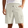 thumbnail image 5 of EOYWHK Men Basketball Shorts Quick Dry with Pockets Elastic Waist Mens Basketball Shorts Soft Lightweight Breathable Casual Activewear for Beige, Size L, 5 of 9