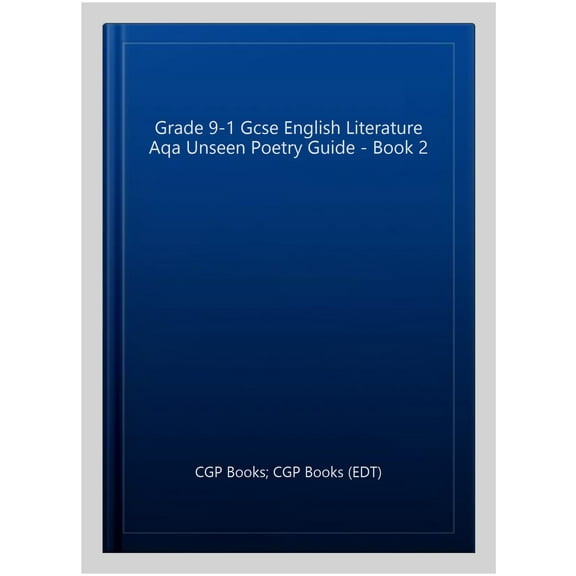 New Grade 9-1 Gcse English Literature Aqa Unseen Poetry Guid