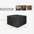 thumbnail image 2 of Waterproof Heavy Duty Gas Fire Pit Table Cover, Square Fire Pit Cover, UV Protected Fire Pit Cover for Outdoor, 36" L x 36" W x 20" H, 2 of 6