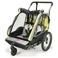 Allen Sports Deluxe 2Child Bicycle Trailer & Stroller, AS2