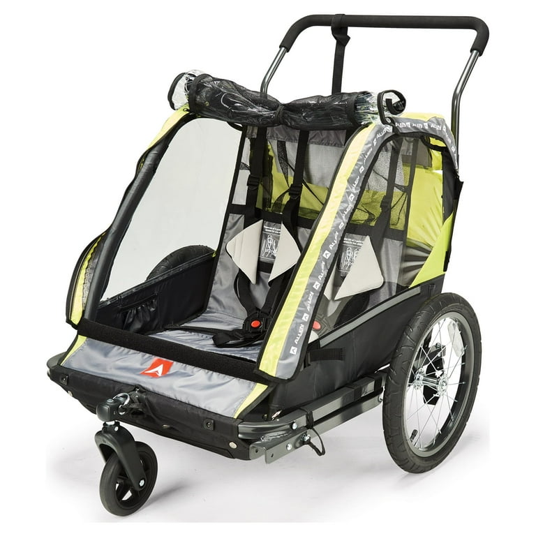 Allen Sports Deluxe 2 Child Bicycle Trailer Stroller AS2