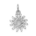 thumbnail image 3 of Sterling Silver Rhodium-plated Yellow Sun Charm QC4001 (20mm x 14mm), 3 of 3