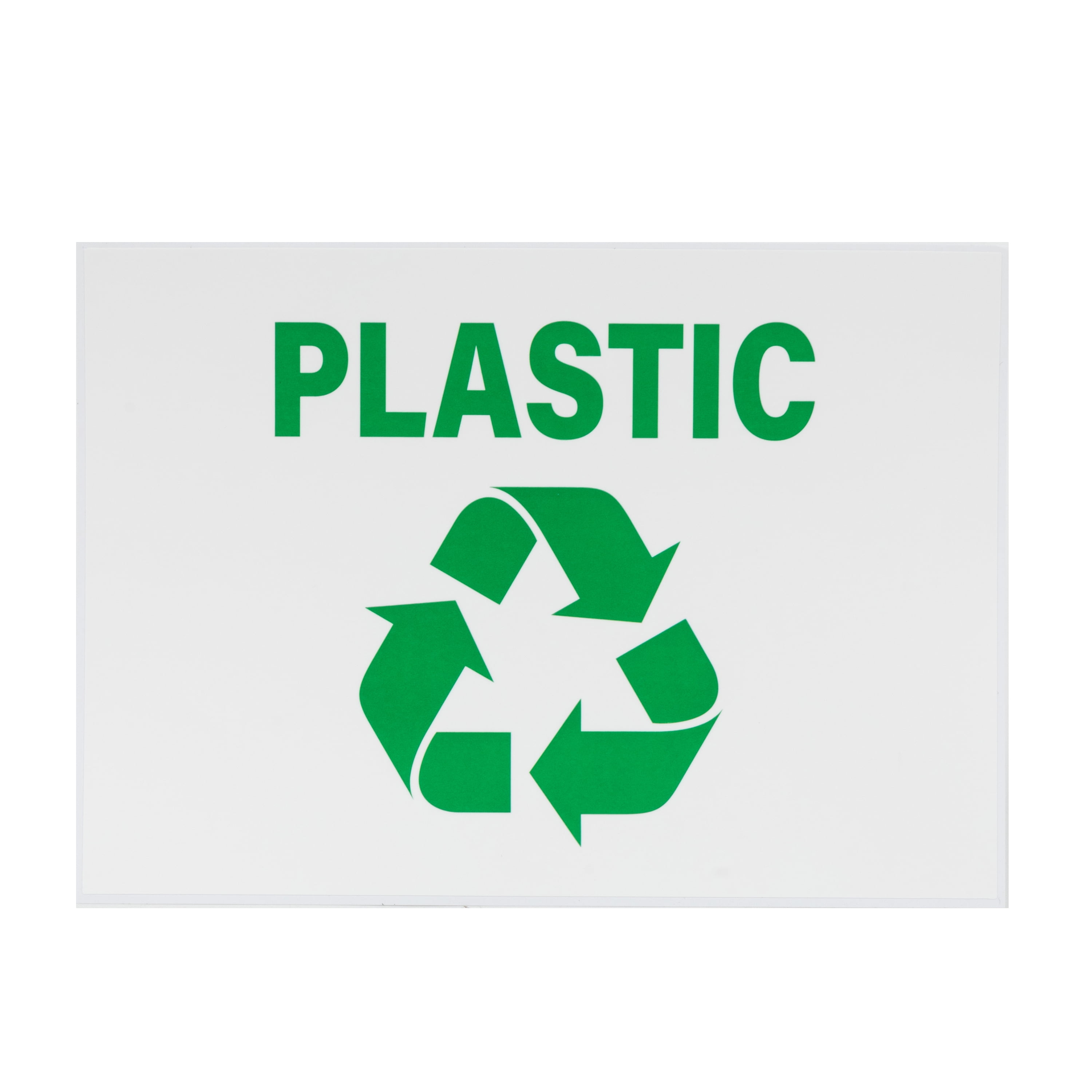 (2 pack) Pen+Gear 7x5 inch Recycle Labels in White - Pack of 6, Paper Made, Perfect for Home & Office Recycling Programs