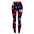 thumbnail image 3 of Fgvctg Romantic Valentines Day Leggings for Women Full Length Workout Leggings Cute Love Heart Print Athletic Outfits Plus Size Yoga Stretch High Waisted Thermal Joggers Clothing Watermelon Red 2XL, 3 of 6