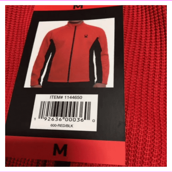 Spyder Men's Foremost Full-Zip Jacket Red/Black Medium