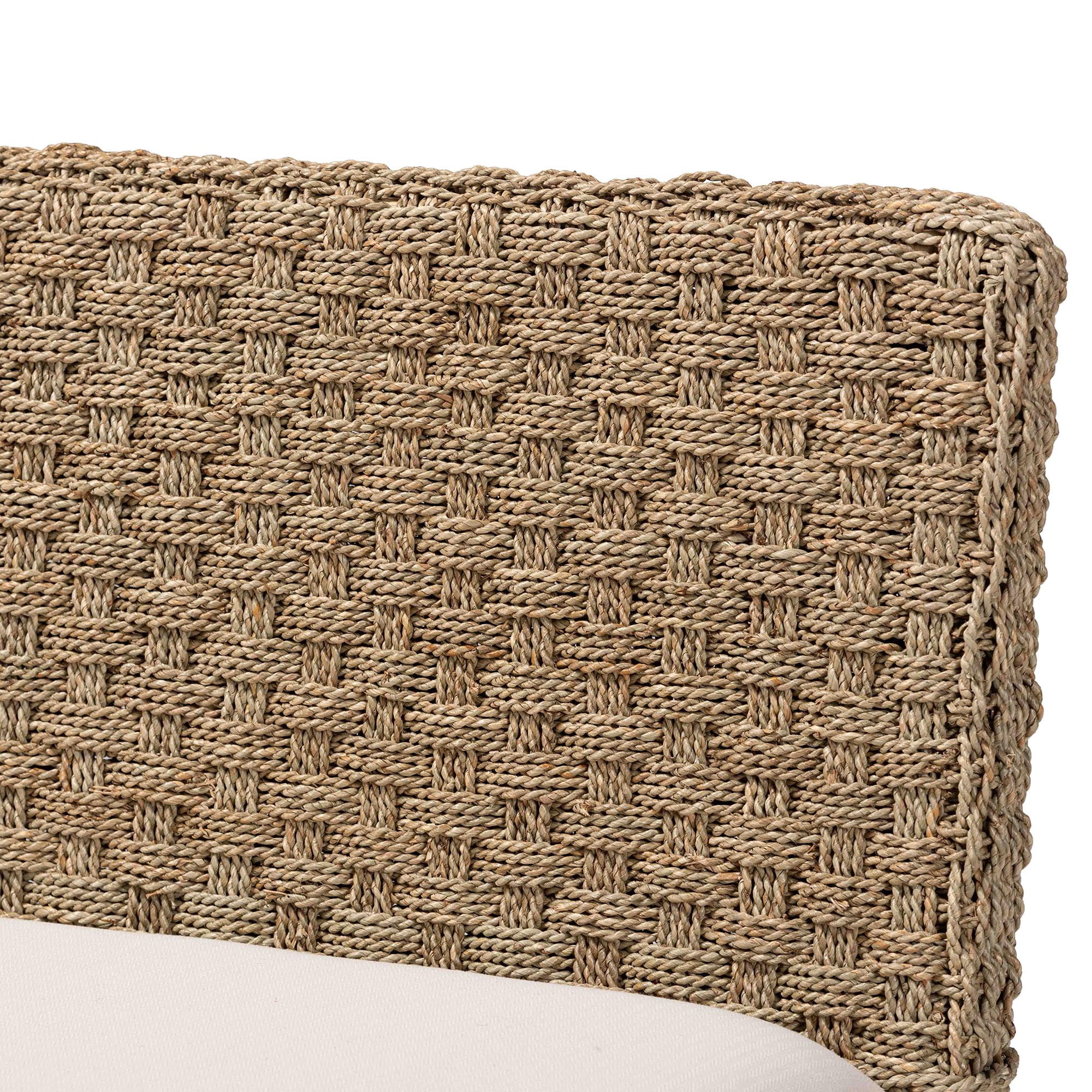 Baxton Studio Denver Boho Dining Nook Banquette set, 2-Piece, Brown