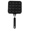 thumbnail image 5 of YAHHU 16-Hole Takoyaki Pan Octopus Meatball Maker Aluminum Alloy Nonstick Griddle Grill Tray for Home Kitchen Baking, 12.8 inches / 32.5 cm, 5 of 9