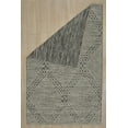 thumbnail image 4 of EORC REH37BL5X8 5 x 8 ft. Punja Killim Contemporary Area Rug, Black, 4 of 8