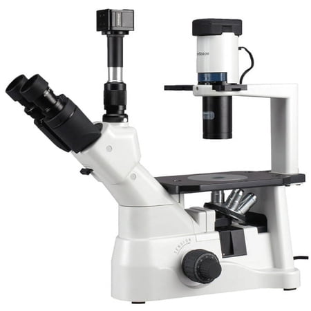 AmScope 40X-900X Phase Contrast Inverted Microscope with 5MP Camera New price history on PriceWatchPro