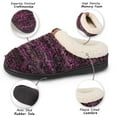 thumbnail image 5 of Pupeez Girls Knitted Fleece Lined Clog Slippers, 5 of 6