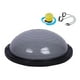 thumbnail image 1 of Pelota de Equilibrio, Pelota de Hemisférica, Base Antideslizante, Entrenador de Equilibrio con Bandas de Resistencia Y Bomba para Entrenamientos Gris, 1 of 8