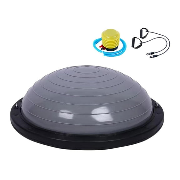 Kuntesetty Balance Ball Core Training Semicircle Balance Ball Balance Trainer Half Exercise Gray