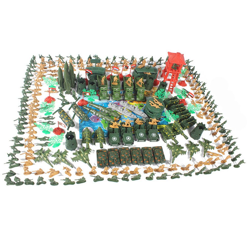 268pcs Assorted Accessories Action Figure 5cm Plastic Toy Model Building Kits Soldier Model