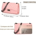 thumbnail image 2 of Kwuty Quilted Crossbody Purse for Women Trendy Ladies Shoulder Bag with Chain Designer Purses, 2 of 6