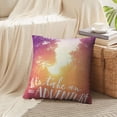 thumbnail image 4 of LALILO Throw Pillow Covers Inspirational Quote With Sunset Take Cushion Cover 18" x 18", 2 Pack, 4 of 6