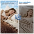 thumbnail image 2 of Brown White Leather Texture Cooling Blanket, Lightweight Breathable Summer Throw Blanket with Double Sided Cold Effect, Abstract Art Cowhide Picnic Beach Blankets Bed Sheet for Hot Sleepers 30"x40", 2 of 8