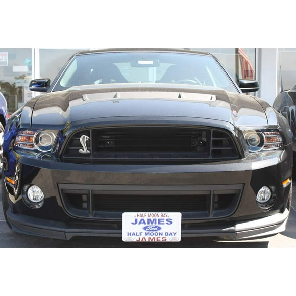 STO N SHO Front License Plate Bracket Compatible with 2013-2014 Ford Mustang Shelby GT500 with second chin splitter (SNS6a)