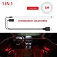 thumbnail image 1 of For Tesla Model 3 Y Car Neon Lights Ambient Light Auto Led Strip Lights App Control Center Console Dashboard Light Accessories, 1 of 5