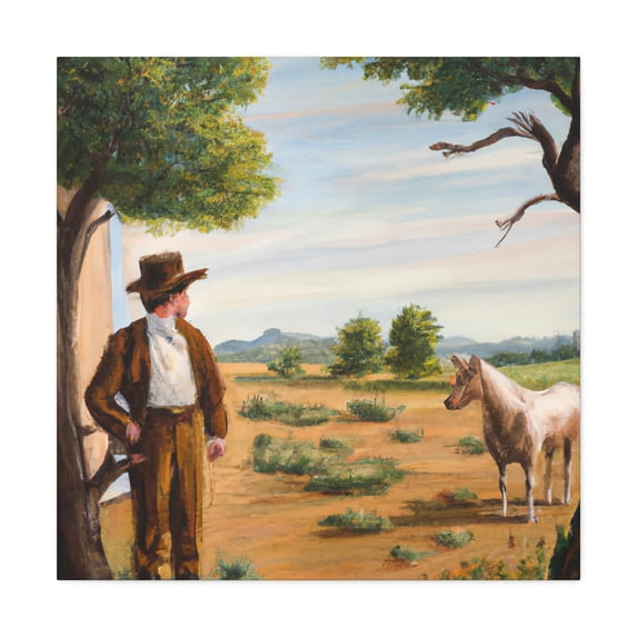 Cattle Ranch Reverie - Canvas