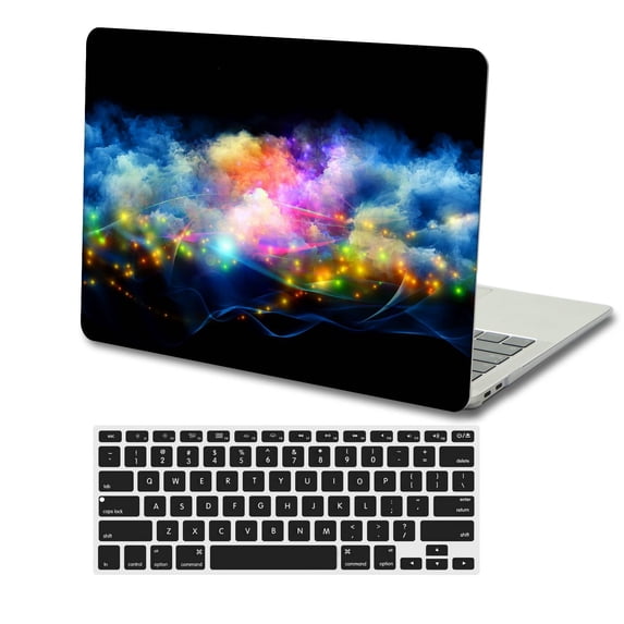 KSK KAISHEK Protective Case Hard Cover for 2019-2016 Rel. Newest MacBook Pro 15" Retina Display + Black Keyboard Cover Model: A1990&A1707 Galaxy 36