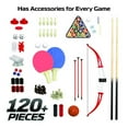 thumbnail image 5 of RealPlay Tzumi 13-in-1 Multi Game Table for Arcade Games of Foosball, Air Hockey, and More, 5 of 13