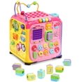 thumbnail image 1 of Cubo de Actividades del Alfabeto Ultimate con Sonidos Clasificar Bloques Letras y más Rosa VTech 80-505050, 1 of 2
