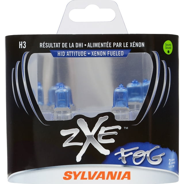 SYLVANIA ZXE H3 Headlight Halogen Bulb - Whiter Light (Contains 2 Bulbs)