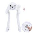 thumbnail image 2 of Hopearl Seal Sombrero con Orejas Moving Jumping Pop Up Sombrero Felpa Fiesta Cosplay Vesti Hopearl Hopearl, 2 of 2