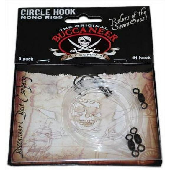 Buccaneer Circle Hook Mono Rig Size 4/0