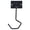 A, variant on Banana Hook Under Cabinet, Banana Holder Cabinet Shelf Hook, Foldable with Magnets When Not in Use, Stainless Steel Folding Banana Hook, A