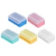 thumbnail image 1 of 5 esponjas de baño antibacterianas para ducha y masaje para bebés y niños (rosa, amarillo, azul, verde y blanco)., 1 of 5