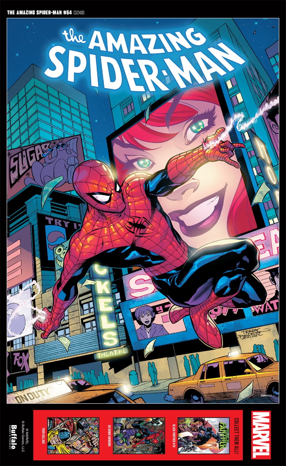 Buffalo Games 500-Piece Marvel The Amazing Spider-man #54 Interlocking Jigsaw Puzzle